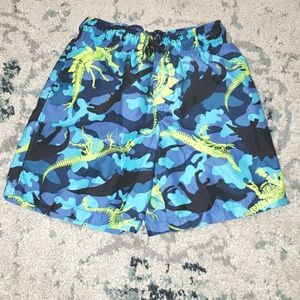 Wonder Nation Dinosaur Swim Trunks